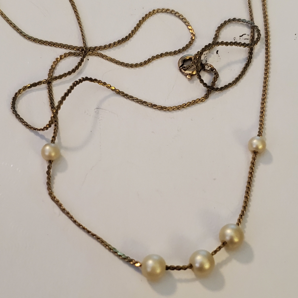 1/20 12kt GF vintage necklace